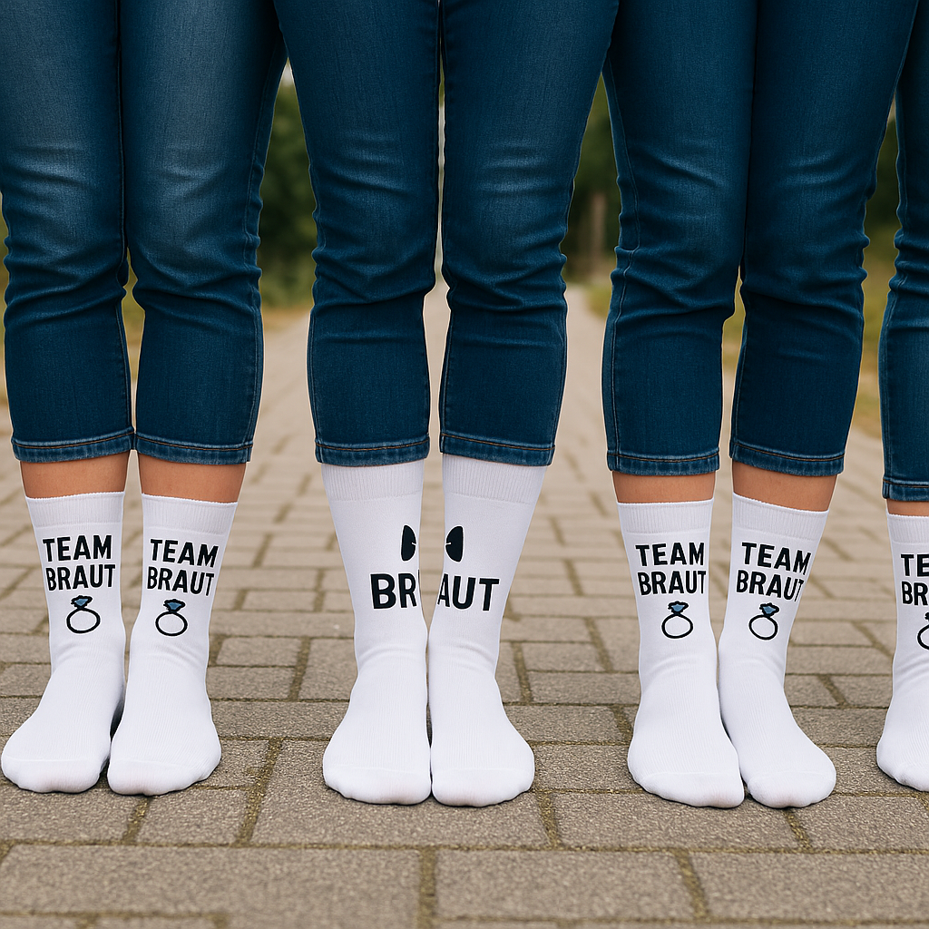 Bedruckte Socken für den JGA – das ultimative Highlight für die Crew