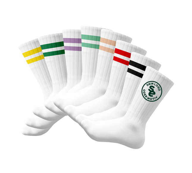 Tennissocken mit Druck